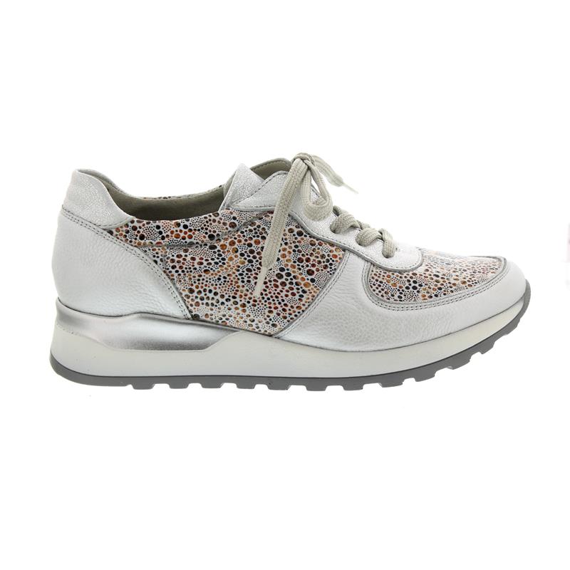 Foresta alfiere Hiroko-Soft, Sneaker, Pelle liscia/Stretch liscia/Stretch Pelle kombi., Argento/Offwhite, W c3eb6e Foresta alfiere Hiroko-Soft, Sneaker, Pelle liscia/Stretch liscia/Stretch Pelle kombi., Argento/Offwhite, W c3eb6e
