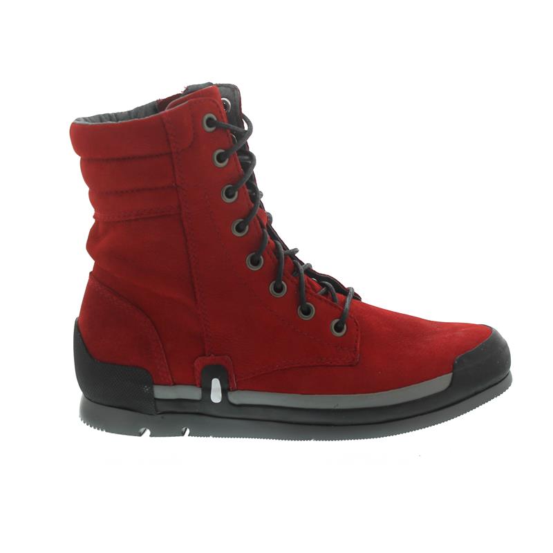 Pre-owned Wolky Adams, Longbeach Nubuck, Dark-red, Schnürung U. Reissver. 0277513-505