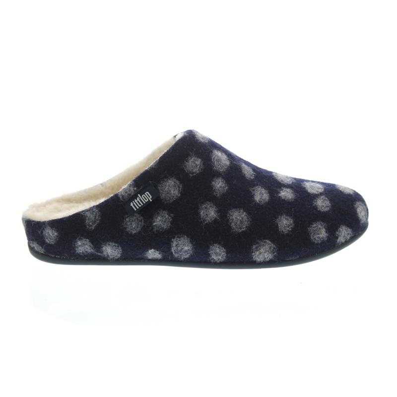 FITFLOP Chrissie Dots, Midnight Navy, Wool, Wool, Wool, Slipper, tosatura Wollfutter n22-399 80a518 FITFLOP Chrissie Dots, Midnight Navy, Wool, Wool, Wool, Slipper, tosatura Wollfutter n22-399 80a518