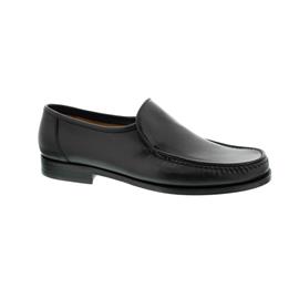 Galizio Torresi Slipper, extraweit, Glattled., Ledersohle, schwarz 113961