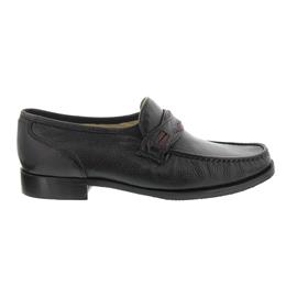 Manz Capri Mok, Hirsch-Leder, Gummisohle schwarz/bordo, Weite G, 103052-12-304