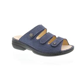 Finn Comfort Menorca-S, Oldbrass (Nubukleder), Blue, Pantolette 82564-477241
