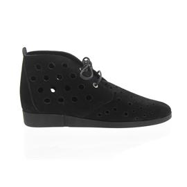 Arche Sommerstiefelette Ceoko, Nubuck, schwarz (noir)