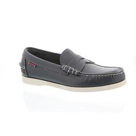 Sebago Docksides, Dolphin, Navy Leather B720471