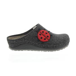 Berkemann Salvina, dunkelgrau, Filz, Clog 1361-937