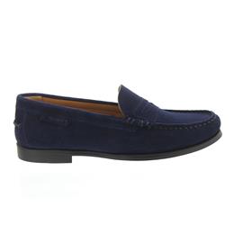 Sebago Plaza II, Penny-Loafer, Navy Suede B616107