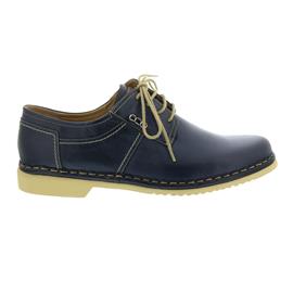 Galizio Torresi Halbschuh, Leichtzellsohle, Glattleder, Blu-Indio 612364