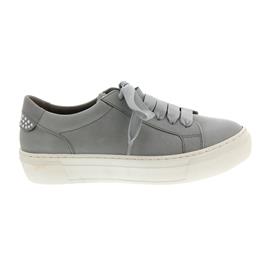 Gabor Sneaker, Nappa/Samtchevreau, delfin/stone 64.310.26 Best Fitting