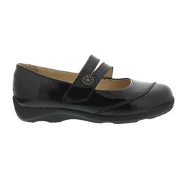 Finn Comfort Vivero, Ballerina (Klett), Knautschlack, schwarz 2353-022099