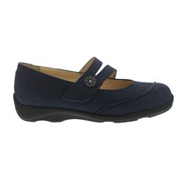 Finn Comfort Vivero, Ballerina (Klett), Patagonia (Nubukleder), Atlantic (dunkelblau) 2353-373041