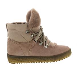 Gabor Bootie, Dreamvelour/Df (Weblamm), rouge, Best Fitting, Wechselfußbett 73.765.75