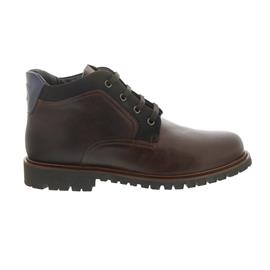 Galizio Torresi Bootie, Glattleder / Nubuk, Brucato (braun), Futter echt Lammfell, Wechselfußbett 32