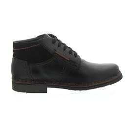 Galizio Torresi Bootie, Foulard (Glatt- / Nubukleder) Nero-Nabuk, Lederfutter 620076