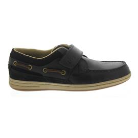 TBS Skotch, Buff Crazy (Glattleder), Navy, Klettverschluss H8072
