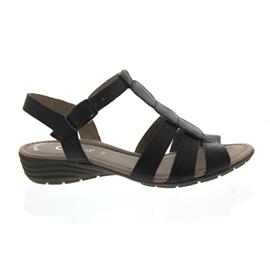 Gabor Sandalette, Tucson (Glattleder), schwarz, Weite F, Best-Fitting 84.558.57