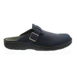 Berkemann Max, blau, Fettleder, Wechselfußbett, Weite G 5708-372