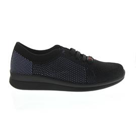 Berkemann Eila, schwarz-lila, Knit (Strick), Halbschuh, Weite G-I 5152-920