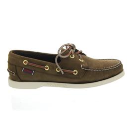 Sebago Docksides, Dark Brown, Nubuk 7000G80-901 Woman