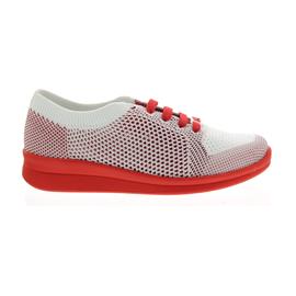 Berkemann Eila, weiß-rot, Knit (Strick), Halbschuh, Weite G-I 5152-167