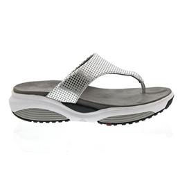 Xsensible Ithaka, Zehensteg-Pantolette, Grey Metallic, Weite G 30056.5.855