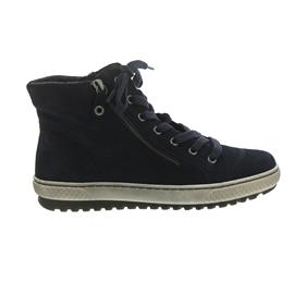 Gabor Bootie, Kalbvelour (Melange), ocean, leichtes Warmfutter, Wechselfußbett 93.754.10
