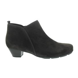 Gabor Ankle-Boot, Dreamvelour (Micro), pepper (grau), Hovercraft-Sohle, Best-Fitting 95.633.19