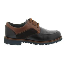 Galizio Torresi Halbschuh, Foulard Seta (Glatt-/Velourled.), navy/cacao/nougat, Wechselfußb. 310788