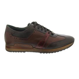 Galizio Torresi Sneaker, Foulard Indio (Glattleder), noce / nougat / corallo, Wechselfußbett 318188
