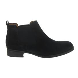 Gabor Chelsea Boot, Dreamvelour, Lederfutter, pazifik (dunkelblau), 91.640.16