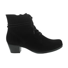 Gabor - Comfort Athen, Stiefelette, Nubuk Lavato, schwarz (Micro), Wechselfußbett, Weite G 96.635.47 Gabor - Comfort Athen, Stiefelette, Nubuk Lavato, schwarz (Micro), Wechselfußbett, Weite G 96.635.47