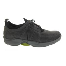 Ganter Helios, Velour-Leder / Stretch, Kork-Fußbett, Aktiv Vario, antrazit, Weite H 258412-6200