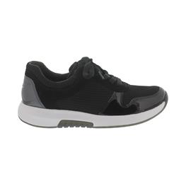 Rollingsoft Sneaker, Mesh KN/Met.HT/Nubuk, schwarz, Wechselfußbett 26.946.37