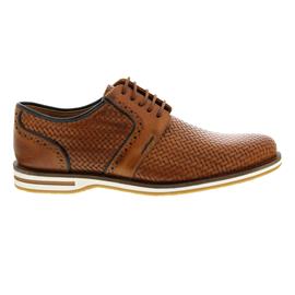 Galizio Torresi Halbschuh, Glattleder, Vegas Cuoio / Blu, Wechselfußbett 346044S