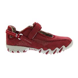 Allrounder Niro, Klettverschluss, C. Suede 48 / Open Mesh 48, Red / Red N819
