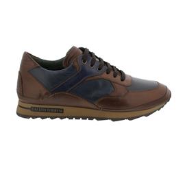 Galizio Torresi Sneaker, Foulard (Glattleder.), nougat/blue, Wechselfußb. 417698