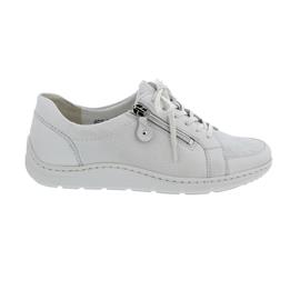 Waldläufer Hassi, Schnürschuh, Pigalle/Animal, silber/weiss, Weite H, 399015-200-989