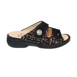 Finn Comfort Zeno, Braid/Nubuk(Nubukleder) / Stretch, Black/Schwarz, Weichbettung 5003-902111