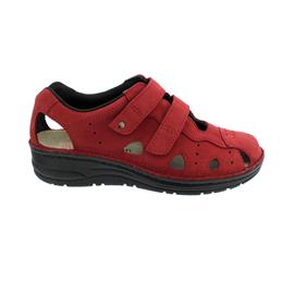 Berkemann Larena, rot, Nubuk, Halbschuh 3100-234