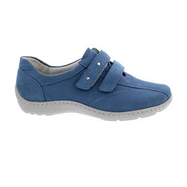 Waldläufer Henni, Halbschuh, Denver (Nubukleder), safir, Pro-Aktiv Fussbett, Weite H 496301-191-128