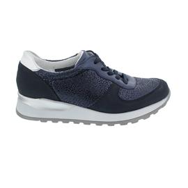 Waldläufer Hiroko-Soft, Sneaker, Denver/Abrilstr./Den, marine silber, Weite H H64001-503-808