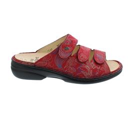 Finn Comfort Kos, Pantolette, Shibu (Nubukleder bedruckt), pomodore, 2554-657420