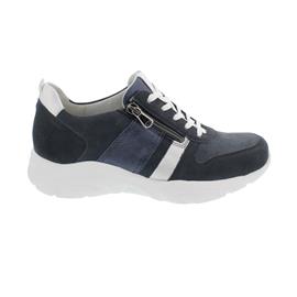 Waldläufer H-Anita Sneaker, Denver/ Buthan Bufa Foil, marine silber, Weite H 740002-400-808