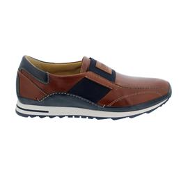 Galizio Torresi Slipper, Foulard (Glattleder), rame-blu, Wechselfußbett 418590