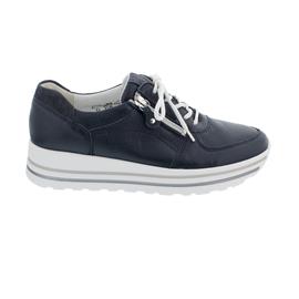 Waldläufer H-Lana, Sneaker, Hirschleder (Glattleder), notte / blue, Weite H 758001-999-549