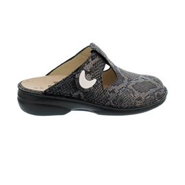 Finn Comfort Belem, Clog, Pitone (Nubuk bedruckt), Grey, Klettverschluss 2555-498218