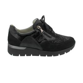Waldläufer K-Ramona Sneaker, Denver Lacestr. Bronx Tai, schwarz, Weite K 626K02-400-001