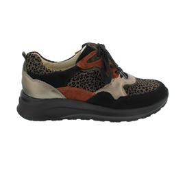 Waldläufer H-Rosa Sneaker, Denver Cat Brizu Marak., schwarz bronce LSschw., Weite H 760002-500-371