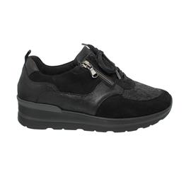 Waldläufer M-Sarah Sneaker, Denver Krokusstr. 2xBronx, schwarz, Weite 807M01-401-001
