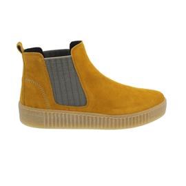 Gabor Chelsea Boot, Dreamvelour (Micro), herbst/beige (natur),Wechselfußbett, Best-Fitting 53.731.30