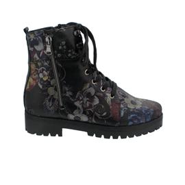 Waldläufer Hanako Bootie, Atumn, multi, Schnürung/ Reißverschl., Weite H 338813-188-299